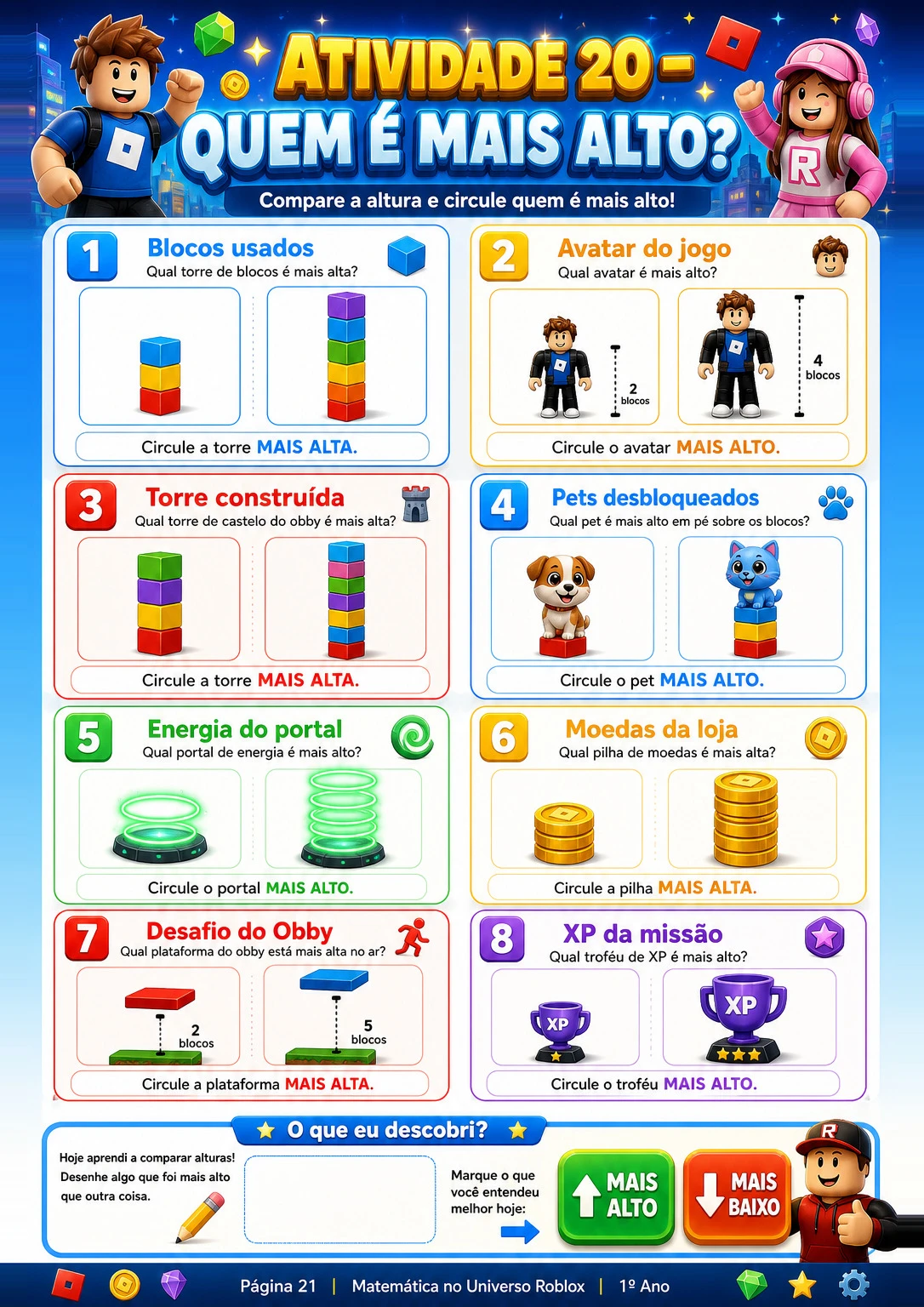 Amostra 1º ano 2