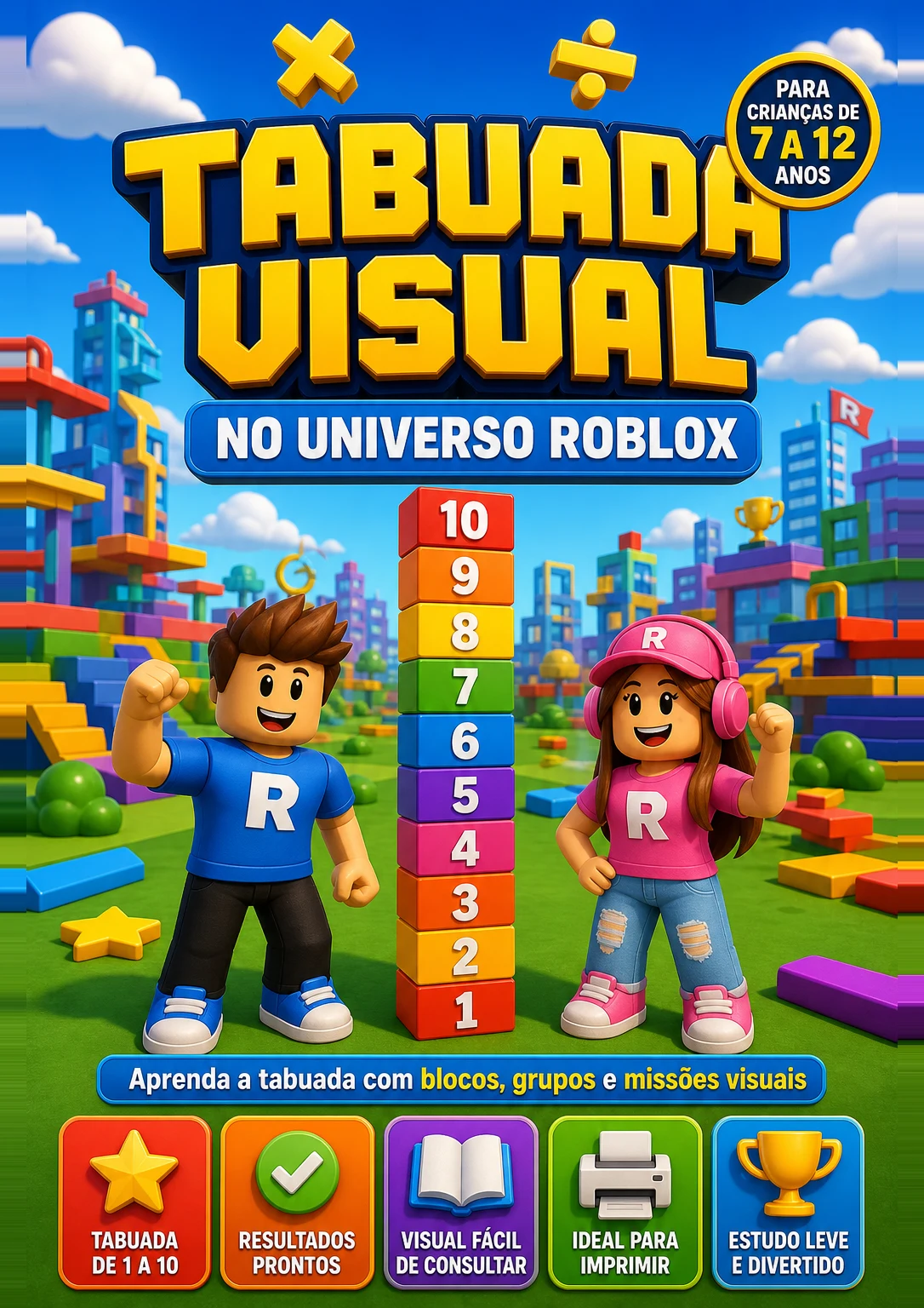 Capa da Tabuada Visual